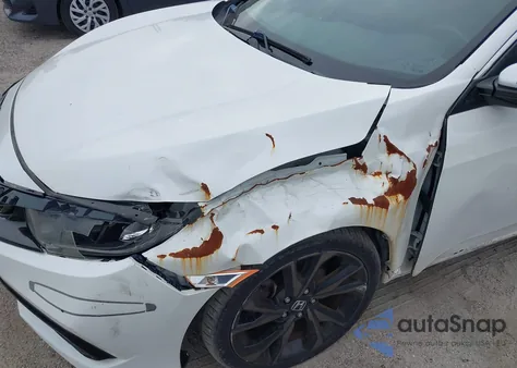 2020 Honda Civic Sport из США, поврежденный, VIN 2HGFC2E83LH520965